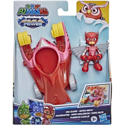 PJ Masks Animal Power Owl Glider - Veicolo e Action Figure Gufetta Hasbro