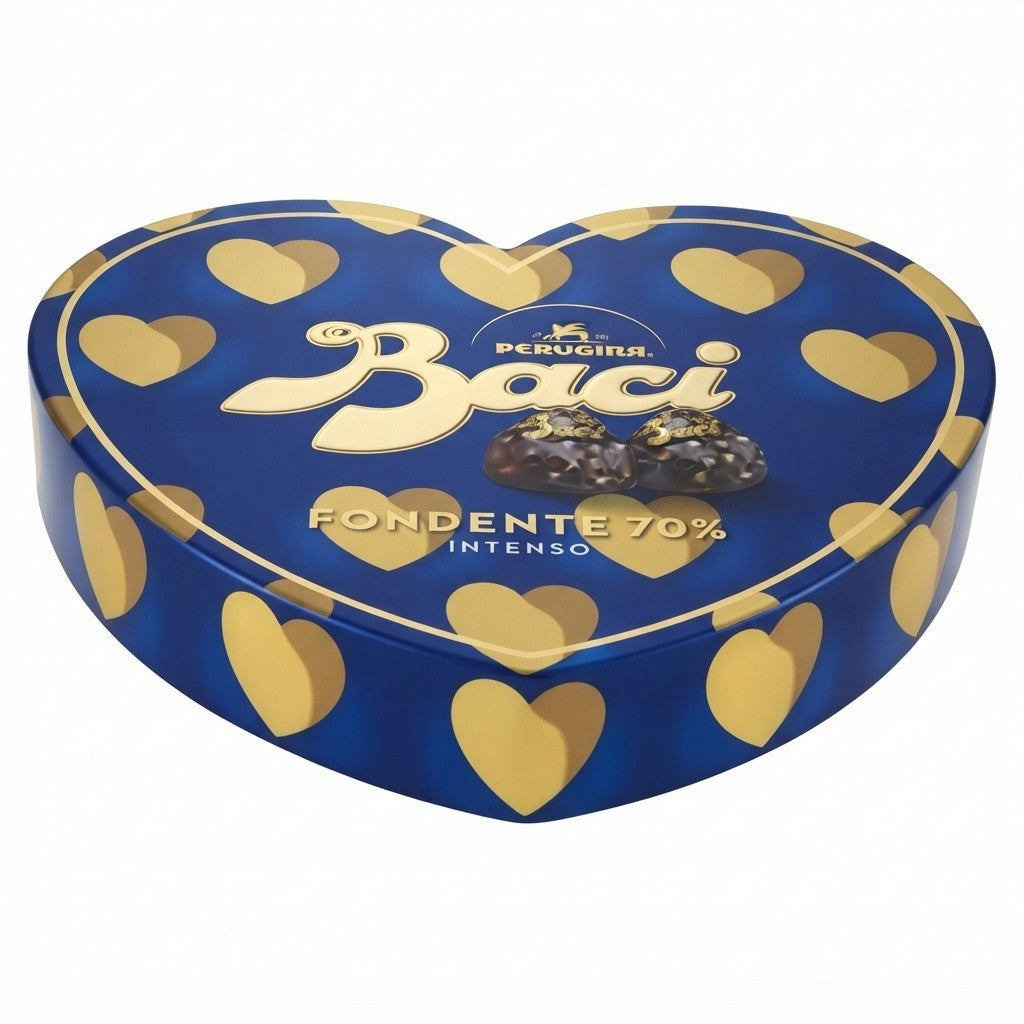 Baci Perugina - Scatola Regalo Cuore Cioccolato Fondente 70% (Edizione Speciale)