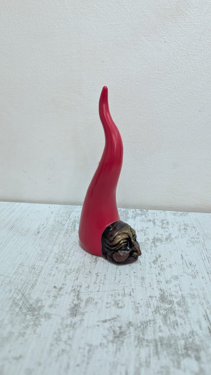 Corno Rosso Portafortuna Maschera Pulcinella Malocchio Bomboniere Idee Regalo