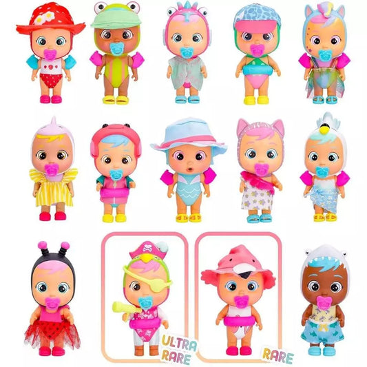 Cry Babies Magic Tears Tropical Series - Bambola a Sorpresa con Accessori da Spiaggia