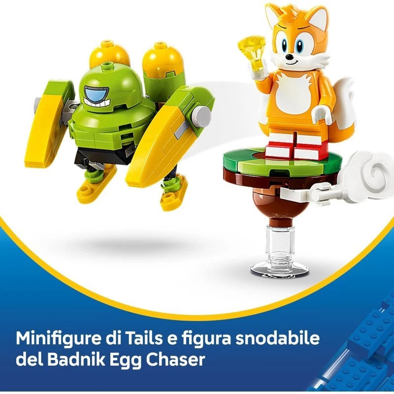 LEGO Sonic the Hedgehog - Il Biplano Tornado di Tails (Set 77119 - 310 Pezzi)