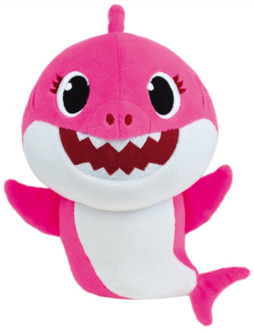 Baby Shark Peluche Rosa Portachiave Sonoro