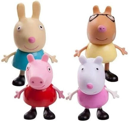Peppa Pig & Friends Set 4 Personaggi Action Figure