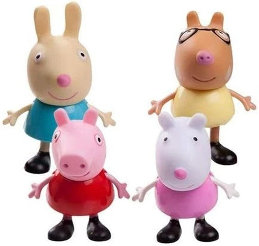 Peppa Pig & Friends Set 4 Personaggi Action Figure