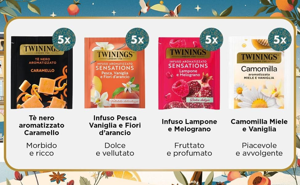Twinings - Selezione di Pregiati Tè e Infusi in Confezione Regalo