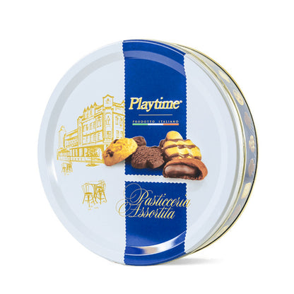 Playtime Pasticceria Assortita - Scatola in Irresistibile Latta di Biscotti Italiani