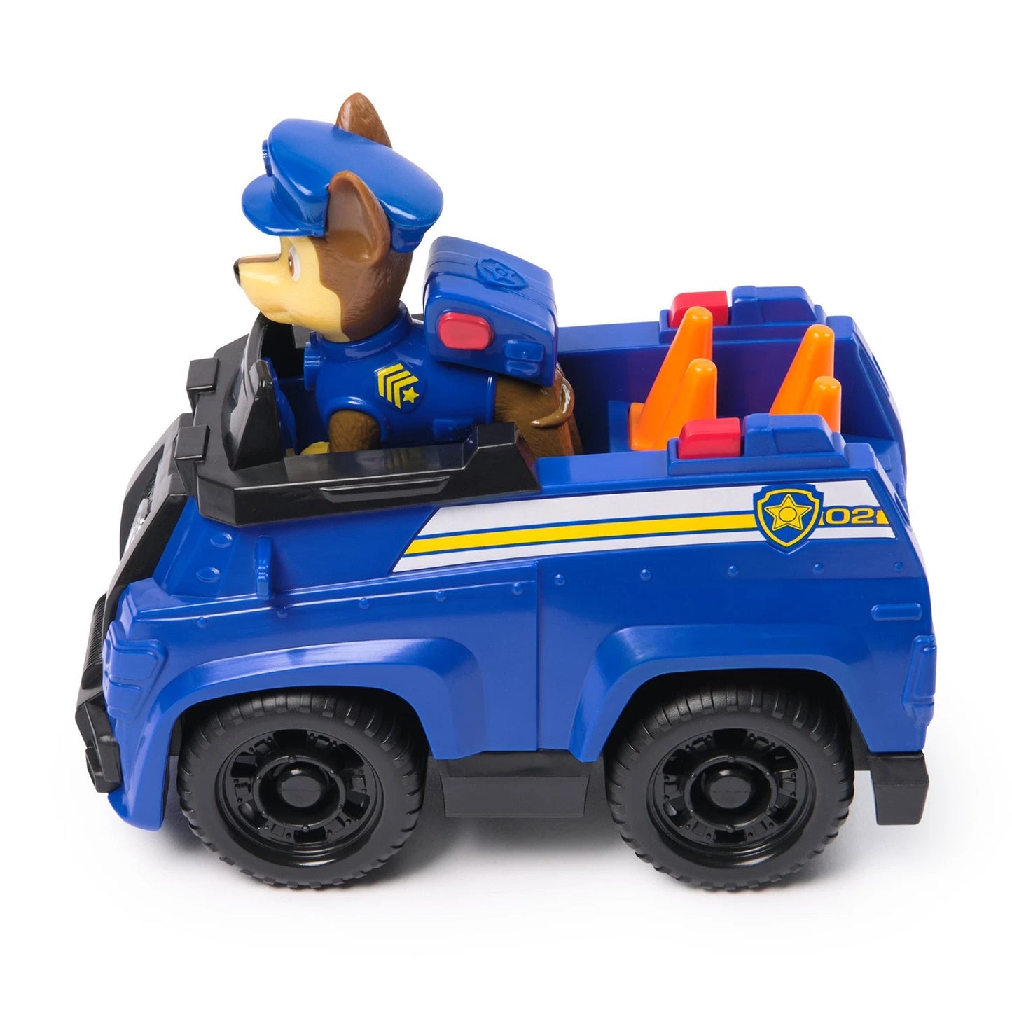 Paw Patrol Chase Patrol Cruiser - Veicolo con Personaggio Spin Master