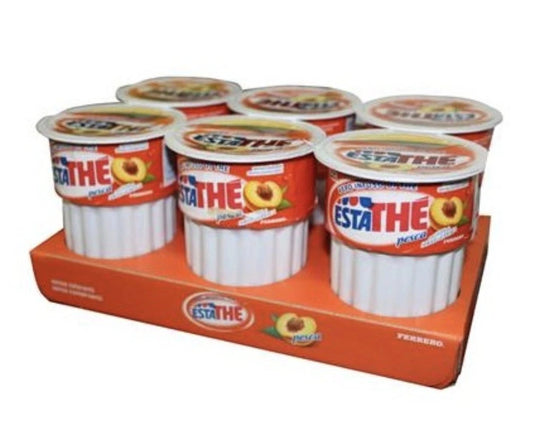Estathé Pesca 6 Break Bundle Bicchiere Ferrero
