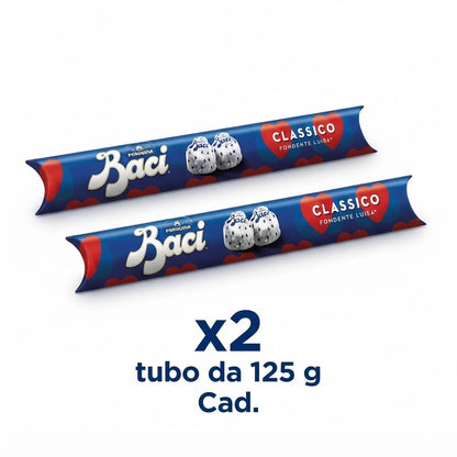 Baci Perugina Classico Fondente Luisa - Tubo Confezione Bipack (2 x 125g)