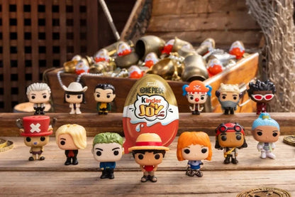 One Piece Kinder Joy  Funko POP! 5 ovetti Edizione Limitata Netflix Sorpresa 60g