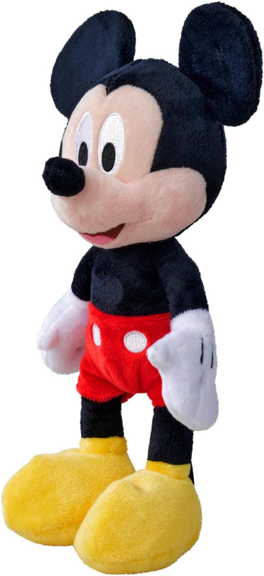 Disney Topolino Peluche 15 cm Morbido con Pantaloncini Rossi - Giocattolo Ufficiale