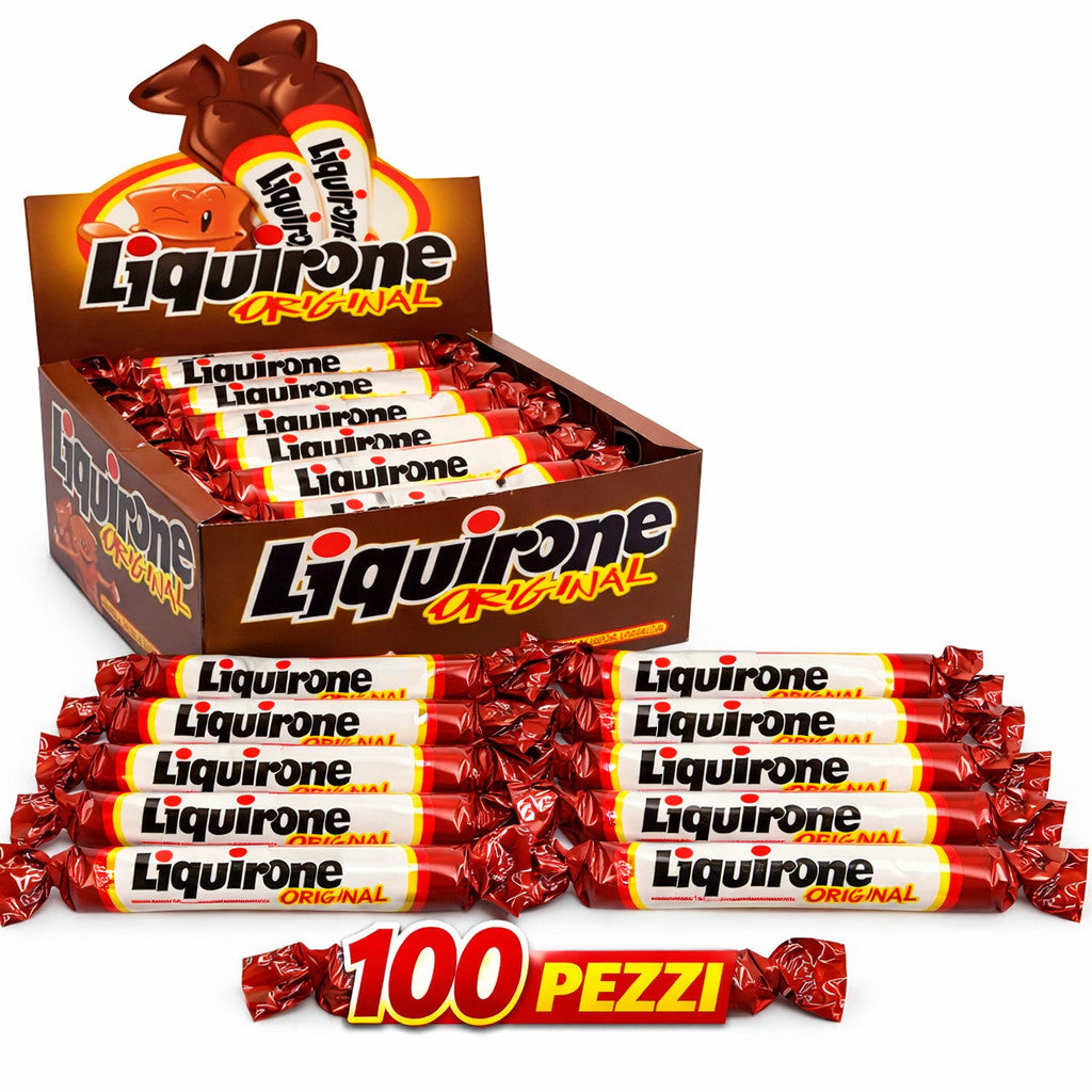 Liquirone Original - 100 Pezzi di Caramelle Morbide alla Liquirizia