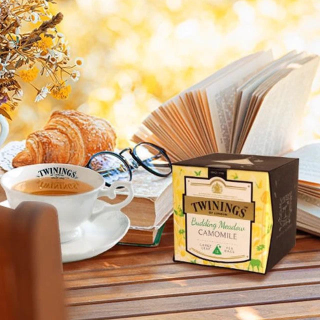 Twinings Benessere Coccole della Sera con Vitamina B3 - Infuso Aromatizzato Vaniglia, Camomilla, Radice di Cicoria e Spezie