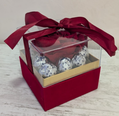 BOX con Rosa Velluto e Baci Perugina