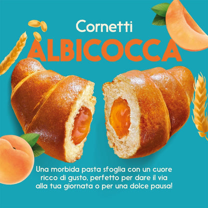 Misura Privolat Cornetti Albicocca Senza Latte e Uova 1 Confezione da 6 cornetti