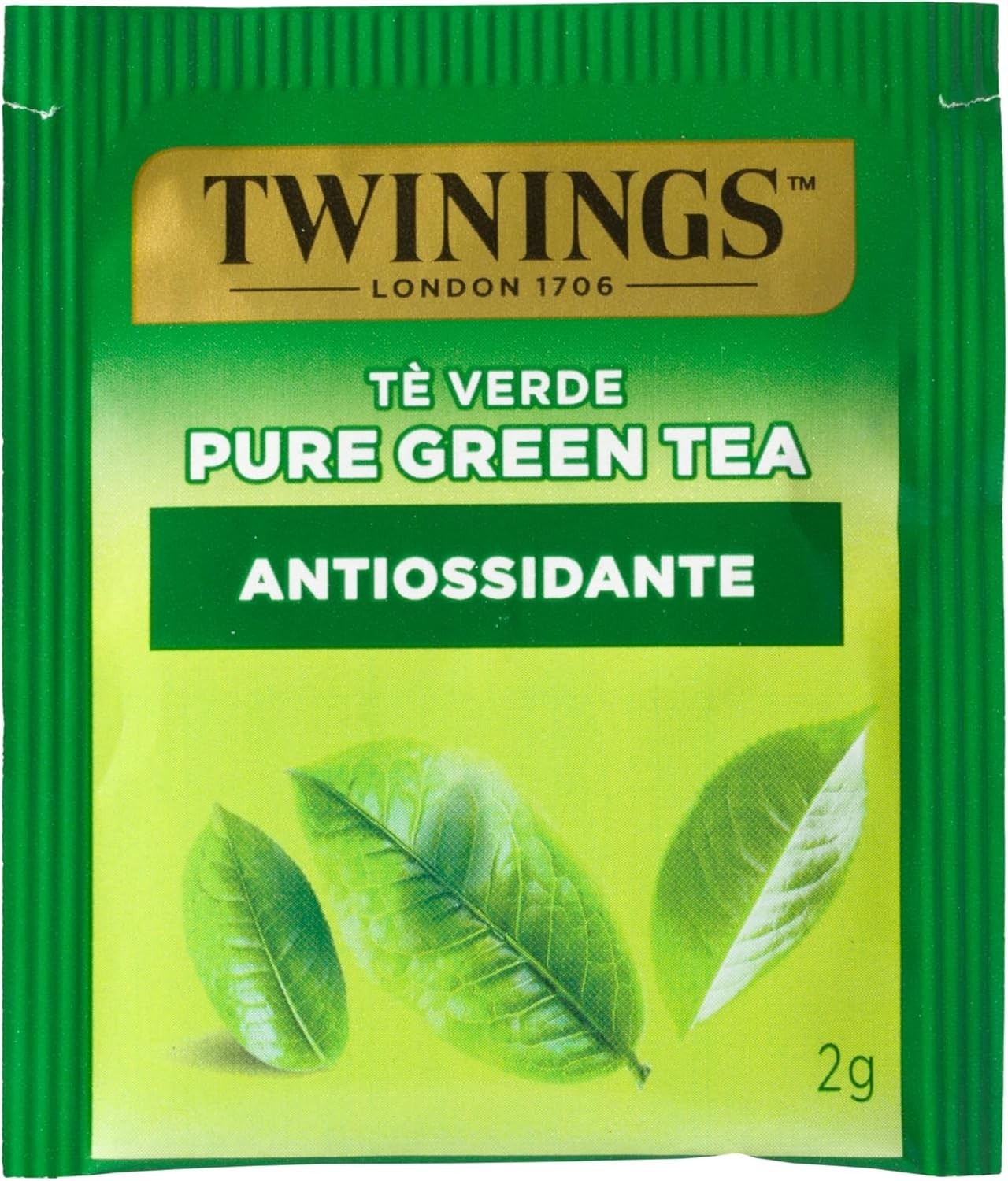 Twinings Tè Verde Pure Green Tea Antiossidante - Confezione da 25 Bustine Sigillate