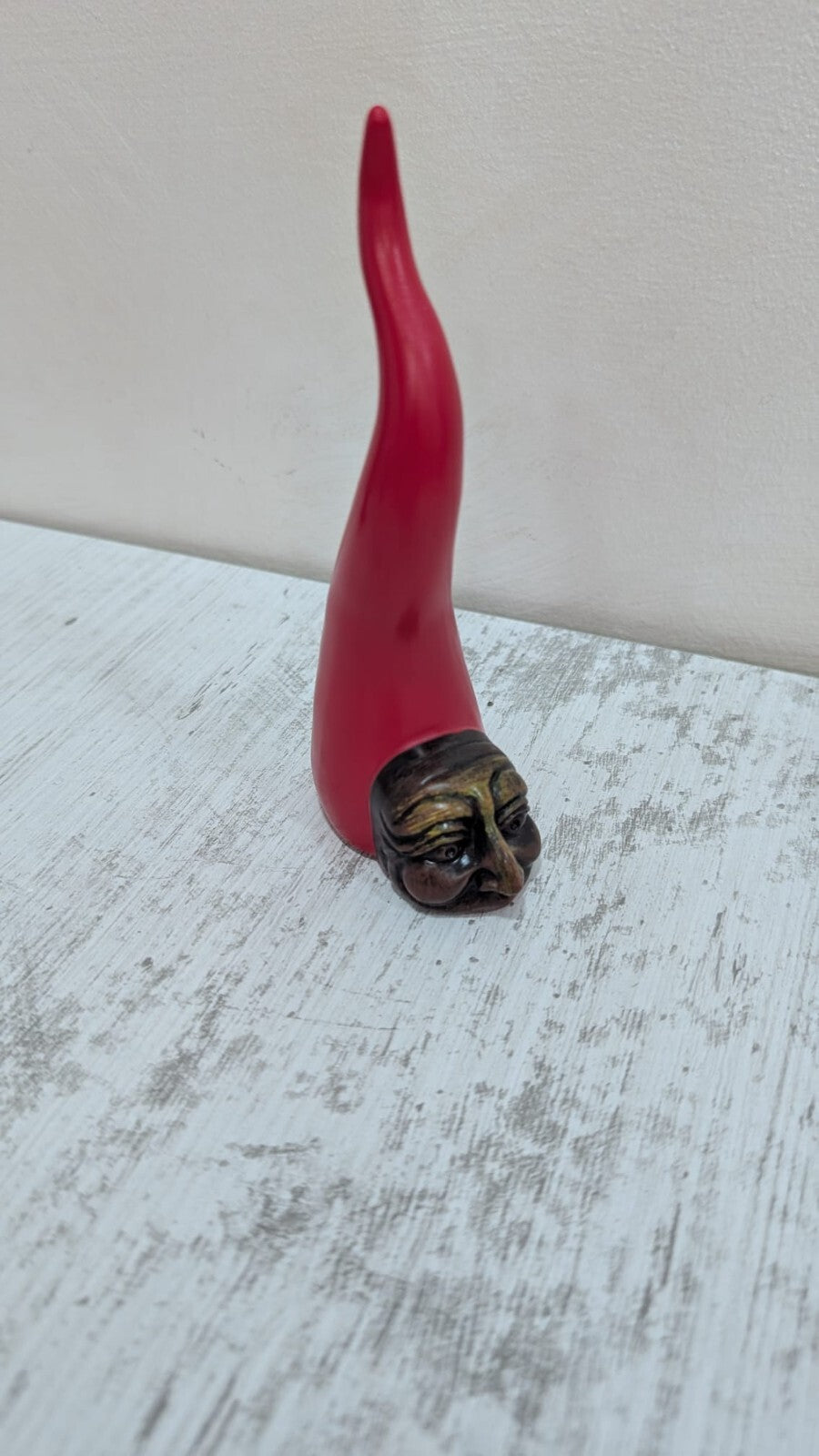 Corno Rosso Portafortuna Maschera Pulcinella Malocchio Bomboniere Idee Regalo