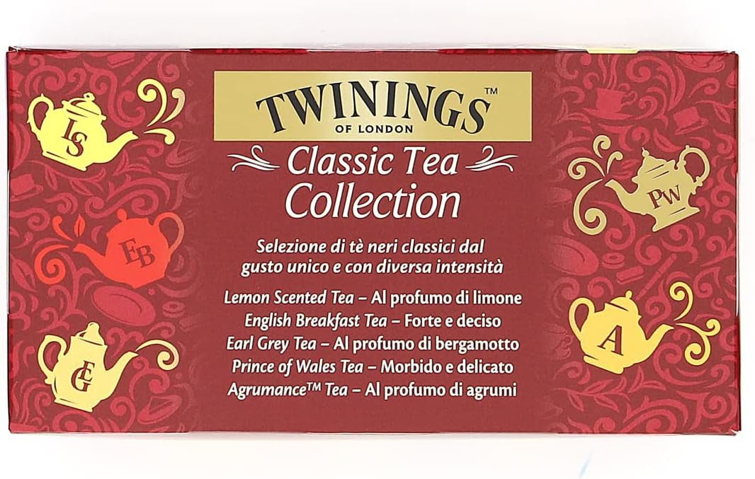 Twinings Classic Tea Collection - Selezione di Tè Classici Assortiti (20 Filtri)