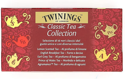 Twinings Classic Tea Collection - Selezione di Tè Classici Assortiti (20 Filtri)