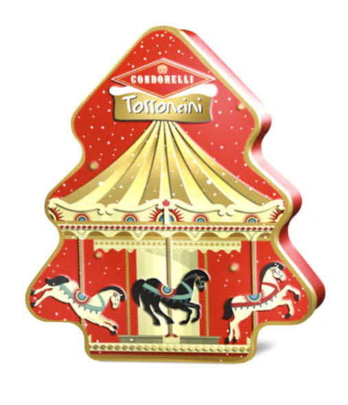 CONDORELLI Torroncini Latta Torrone Condorelli 200 gr Cioccolato Giostra