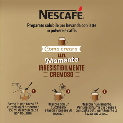 Nescafé Cappuccino Da Zuccherare Solubile in Barattolo - 18 Tazze