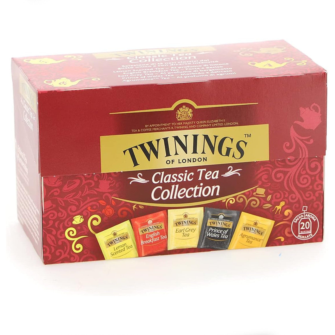 Twinings Classic Tea Collection - Selezione di Tè Classici Assortiti (20 Filtri)