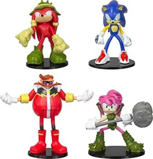 Sonic Prime - Multipack 4 Action Figure Articolate Set Personaggi da Collezione