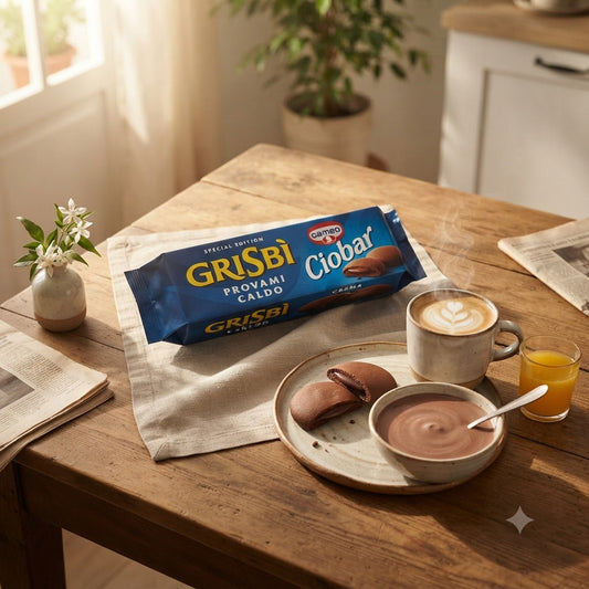 Grisbì Ciobar Special Edition - Biscotti Farciti con Crema al Cioccolato Caldo
