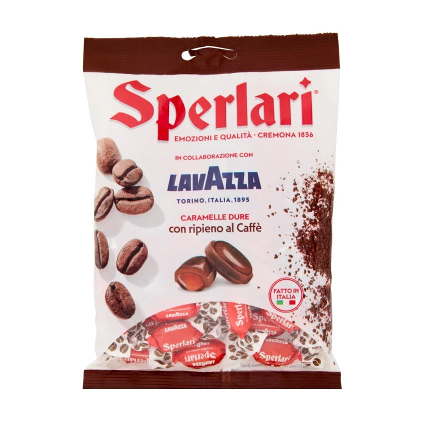 Caramelle Dure Sperlari in Collaborazione con Lavazza - Con Ripieno al Caffè