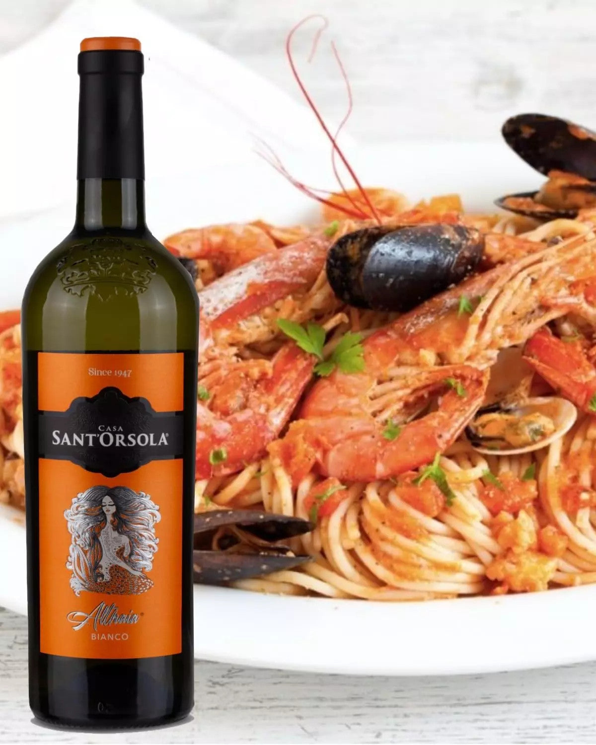 Vino Bianco e Rosso Cofanetto Sant'Orsola Idea Regalo Althaia