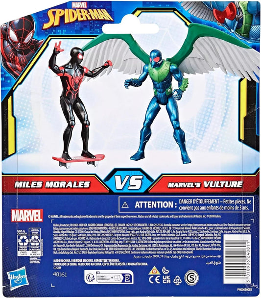 Spiderman Miles Morales vs Marvel's Vulture Action Figure 10 cm - Epic Hero Series (Hasbro)