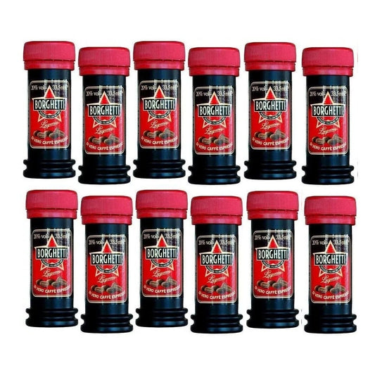 Borghetti 12 pezzi Liquore al Caffè 5 cl Mignon Caffè