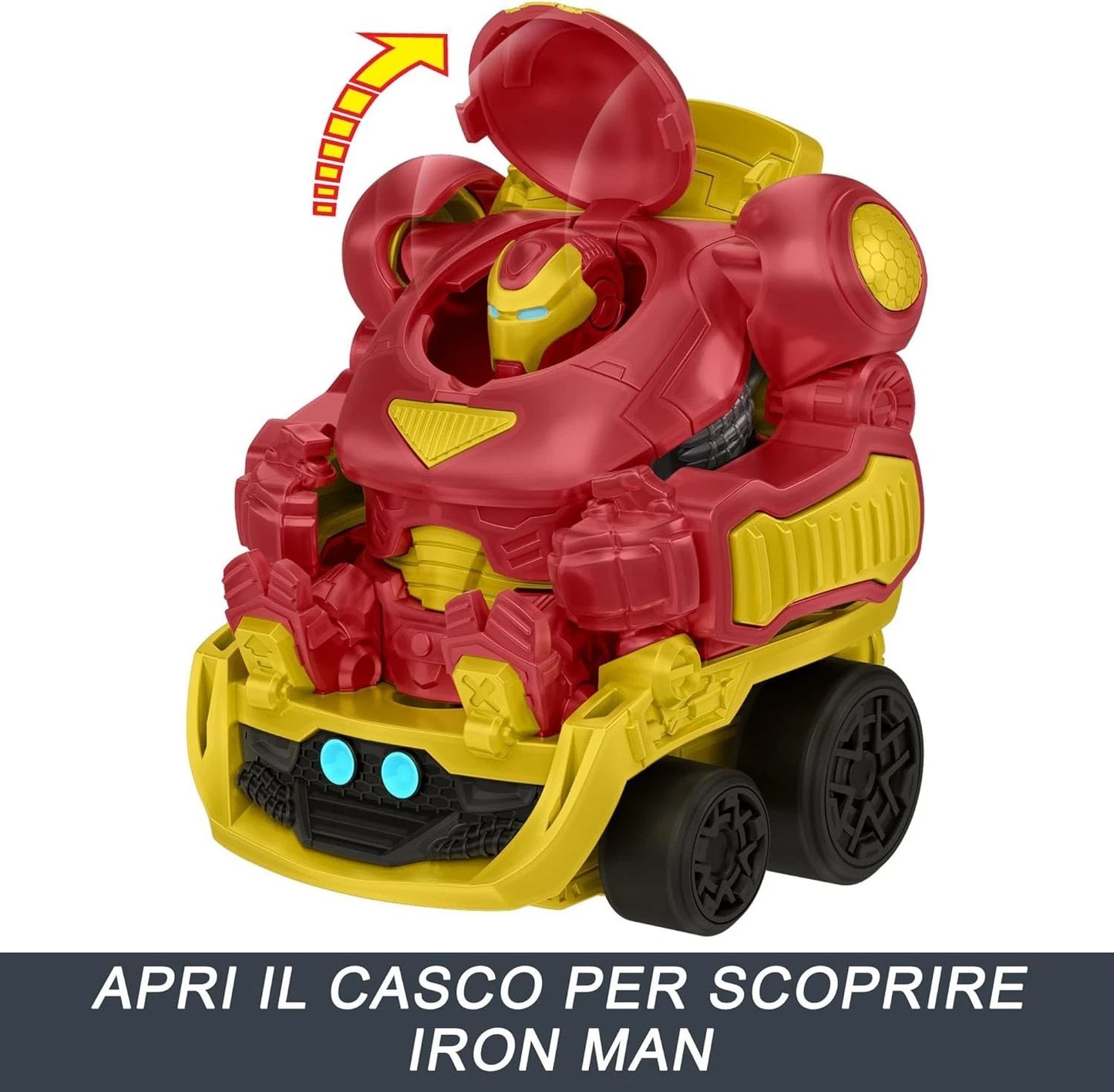 Hot Wheels RacerVerse Marvel Hulkbuster Hauler - Camion Trasportatore Mattel