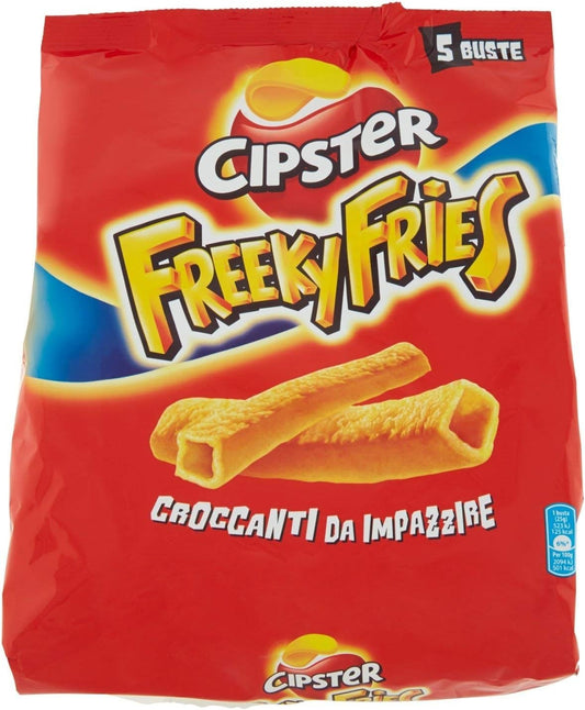 Cipster Freeky Fries Patatine Croccanti da Impazzire -Doppio Multipack 2x5 Buste