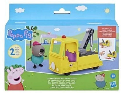 Peppa Pig - Il Carro Attrezzi di Nonno Cane con Personaggio Gru Girevole Hasbro