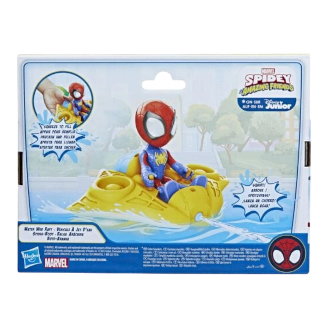 Spidey and His Amazing Friends Water Web Raft & Spidey Action Figure - Hasbro