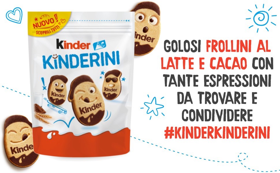 Kinderini Kinder Biscotti 250 gr Ferrero