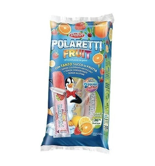 Polaretti Ghiaccioli Frutta 10 pz Senza Glutine Dolfin Fruit