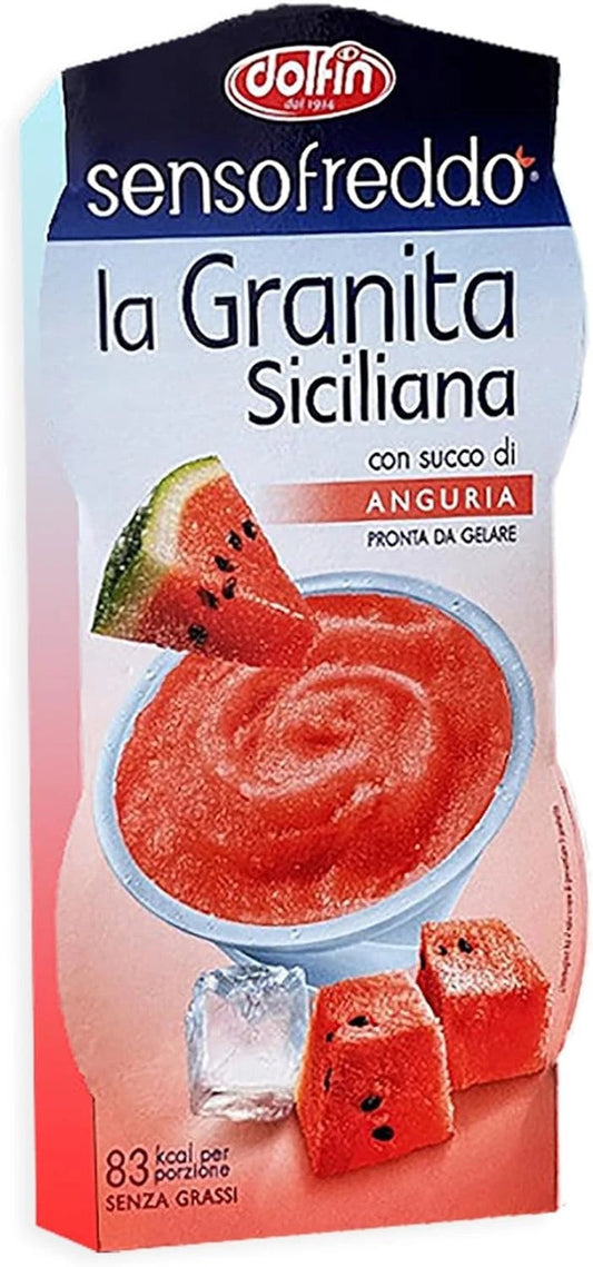 GRANITA ANGURIA SICILIA Dolfin Senso Freddo 3 confezioni Siciliana 6 Granite