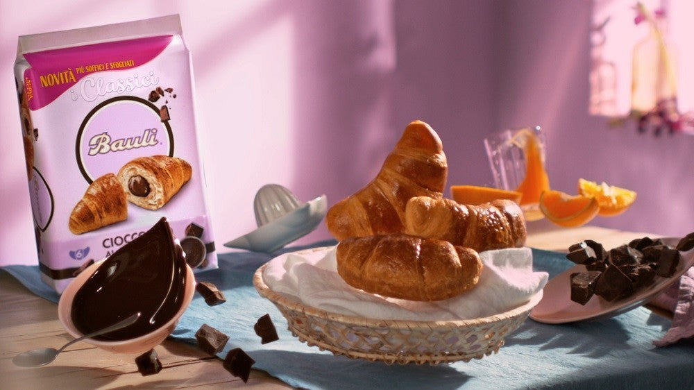 Bauli Croissant Classico al Cioccolato - Confezione da 6 Pezzi