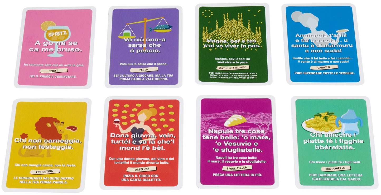 Scrabble Edizione Speciale Italia - Il Gioco delle Parole Crociate in Dialetto