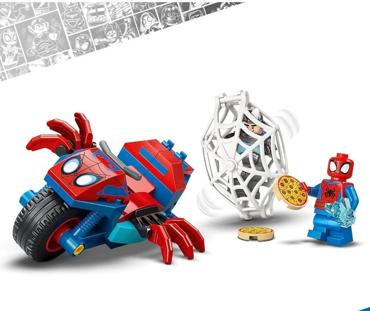 LEGO La Moto di Spidey contro Rhino set 11206 Marvel Spidey e i suoi amici 61 pz