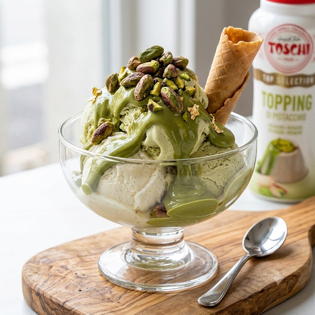 Toschi - Topping 200 gr Top Selection di Pistacchio in Flacone Antigoccia