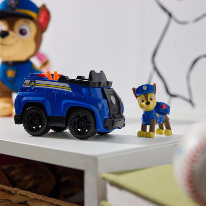 Paw Patrol Chase Patrol Cruiser - Veicolo con Personaggio Spin Master