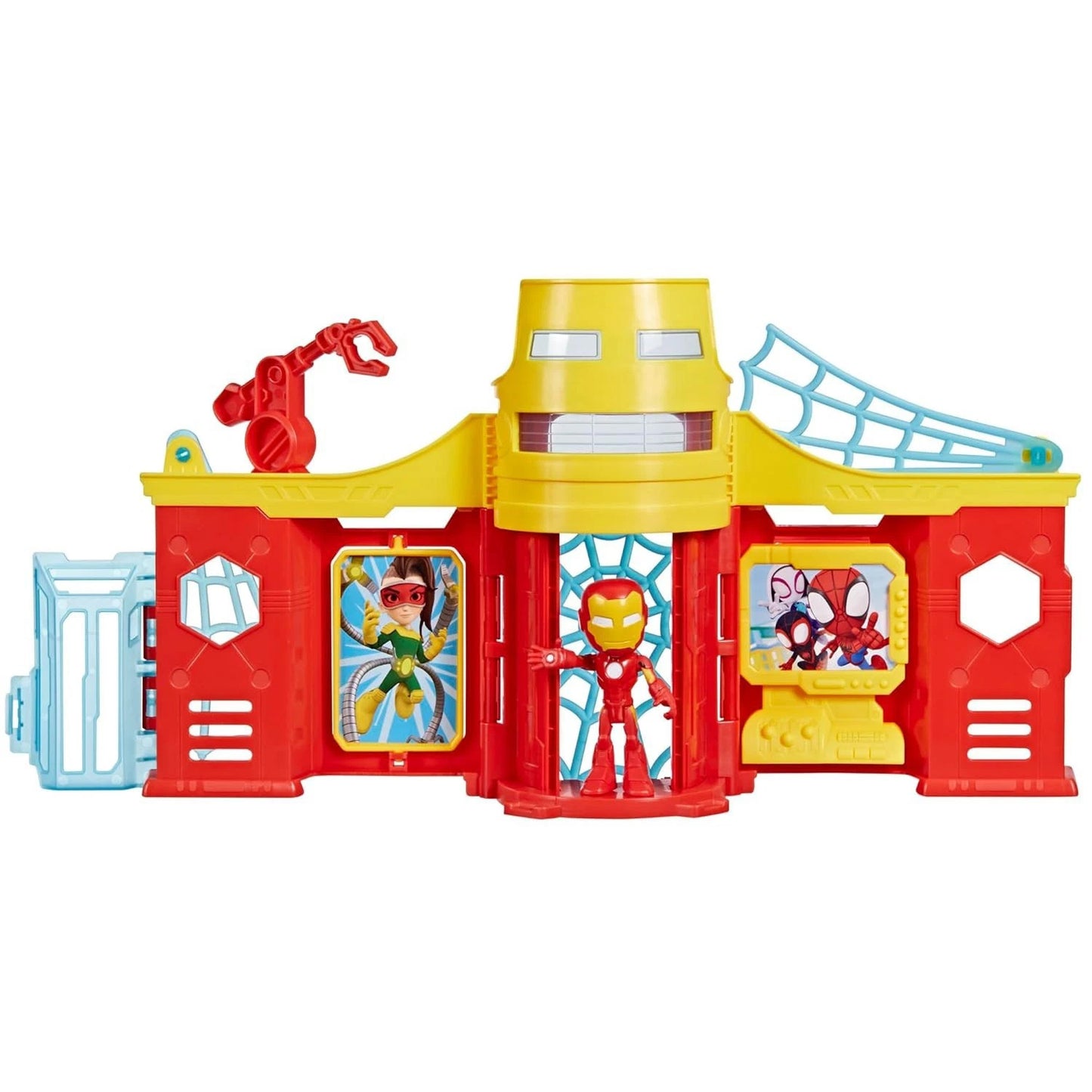 Iron Man's Stark Tower Playset con Action Figure - Spidey and His Amazing Friends (Hasbro)