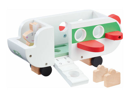 Peppa Pig Aeroplano di Legno - Giocattolo FSC con Personaggio