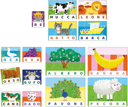 Sapientino Lettere e Parole 16 Puzzle - Clementoni