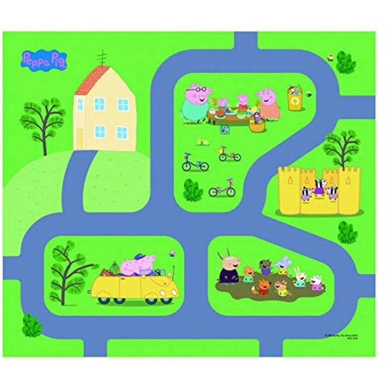 Peppa Pig Megamat Tappeto da Gioco con Veicolo