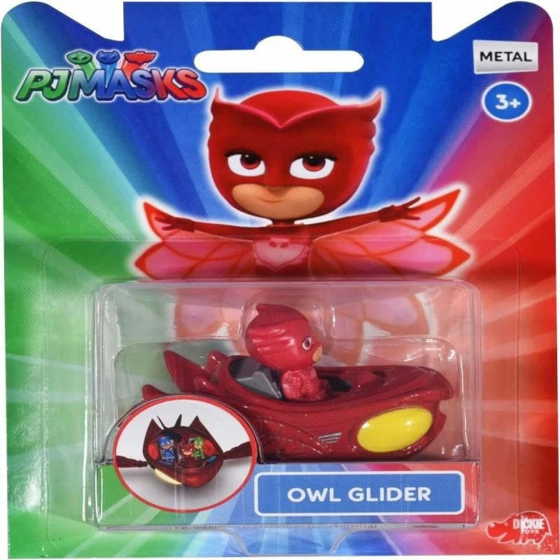 PJ Masks Owl Glider Veicolo in Metallo Dickie Toys - Gufetta
