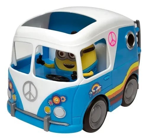 Minions - Campervan Hippie Veicolo con Personaggio (Cattivissimo Me) Macchina
